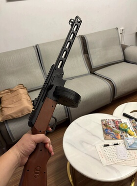 苏联波波沙冲锋枪二战zui强ppsh41儿童玩具模型道具cos摆件软弹枪