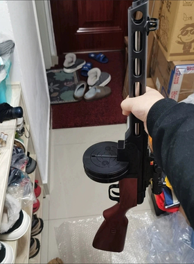 苏联波波沙冲锋枪二战zui强ppsh41儿童玩具模型道具cos摆件软弹枪