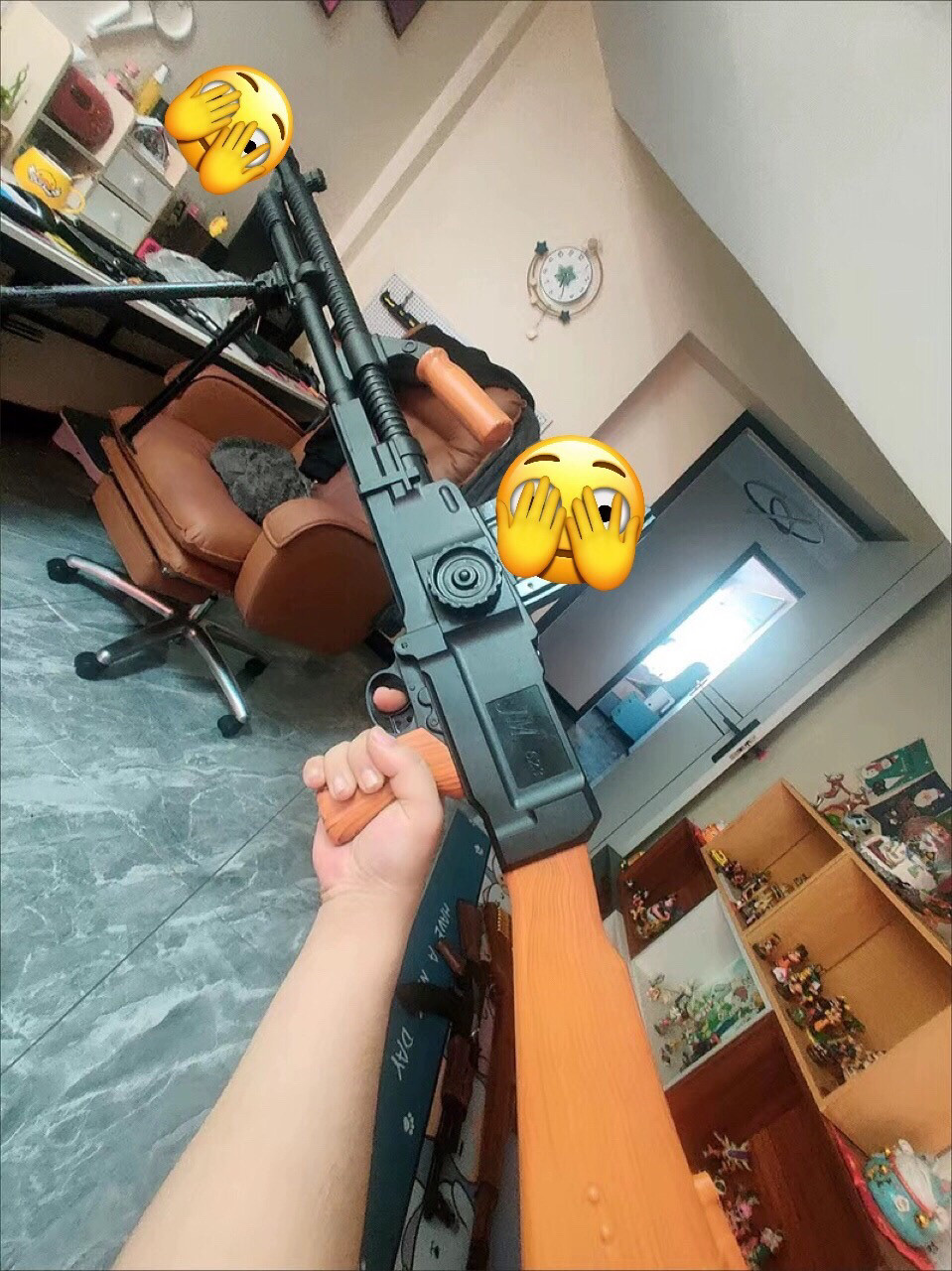 男孩轻机枪捷克式布伦机关枪电动连发软弹枪游戏cs影视道具