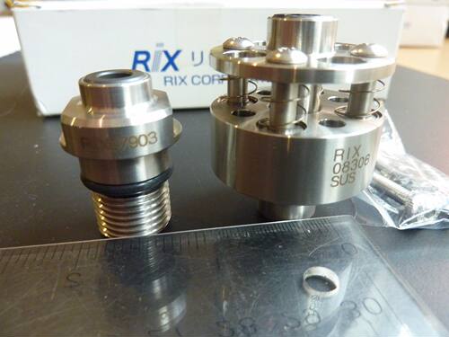 日本RIX(ROCKY) RIX08214 RIX08306 07903SUS旋转接头ES20J-8697S