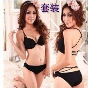 男士伪娘调整型前搭扣文胸套装