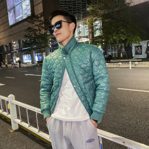 社会风夜景纯色立领宽松棉衣时尚B297-2830-P128控168图片