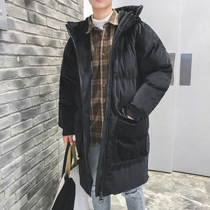 港风现货金丝绒中长款连帽纯色衣上衣B297-603-P150控198图片
