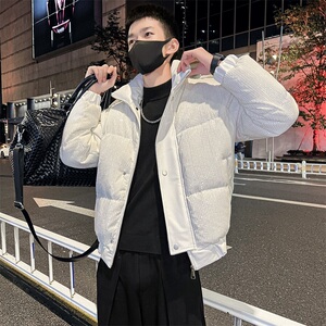 社会轻奢风设计师重工珠光亮片羽绒服上衣B297-7761-P168控228图片