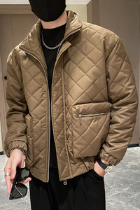 社会轻奢风冬季立体口袋绗线修身加衣上衣B297-1810-P135控178图片