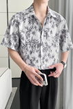 轻熟风立体纹路宽松花衬衫上衣B297-2317-P55控88，男装衬衫，电商B297