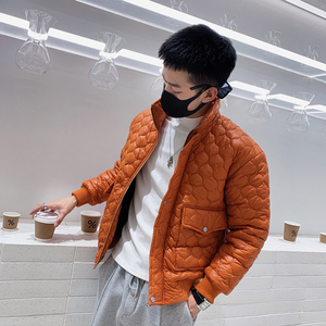 社会风新风格纯色立领宽松棉衣百搭B297-2830-P128控168图片