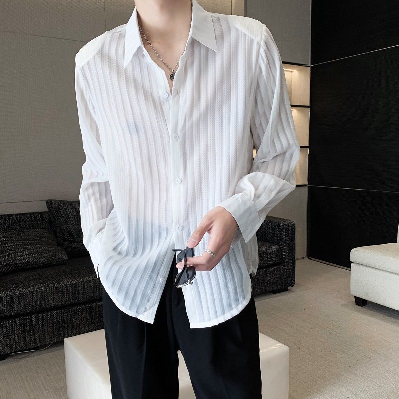 轻熟风波点暗纹质感衬衫2B297-328-P68,男装衬衫,电商B297