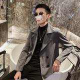 社会轻奢春秋纯色西装领立体袋修身夹克B297-2806-P88控108，男装夹克，电商B297