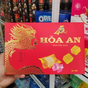 越南正宗黄龙绿豆糕仙容绿豆粉办公室休闲零食美食老少皆宜350g