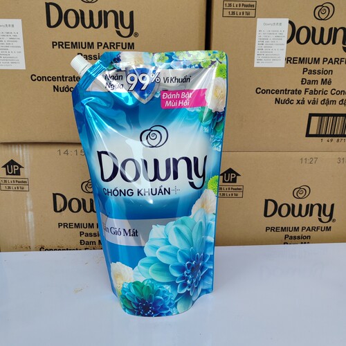 越南Downy当妮衣物柔顺护理增香味持久留香兰花香1.6L-2.6L防静电