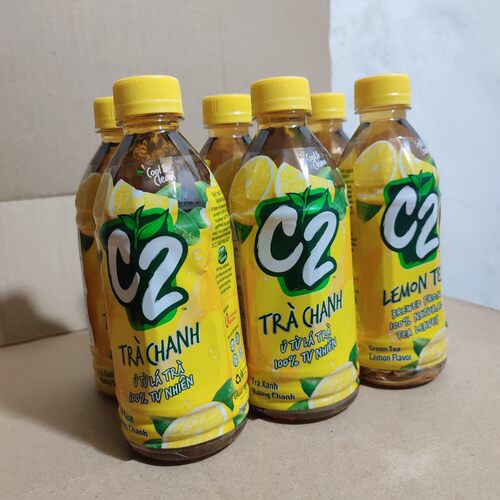 越南原装进口柠檬绿茶味道饮料柠檬茶包邮360ml nuoc ngot C2饮料