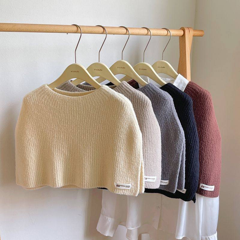 围巾女冬季新款时尚外搭套头围脖女纯色韩系百搭保暖脖套针织披肩