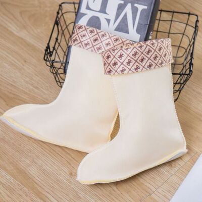 秋冬加厚女水鞋内衬内胆内套绒套雨鞋棉袜低中筒高筒保暖长毛绒套