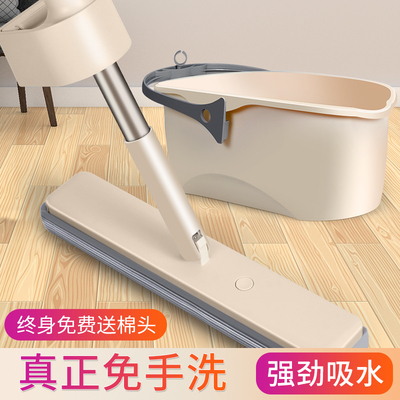 2022滚轮式大号海绵吸水拖把家用