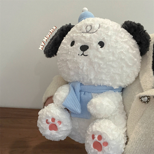 网红可爱小狗公仔毛绒玩具抱枕小趴狗床上柔软腰靠抱着睡玩偶礼物