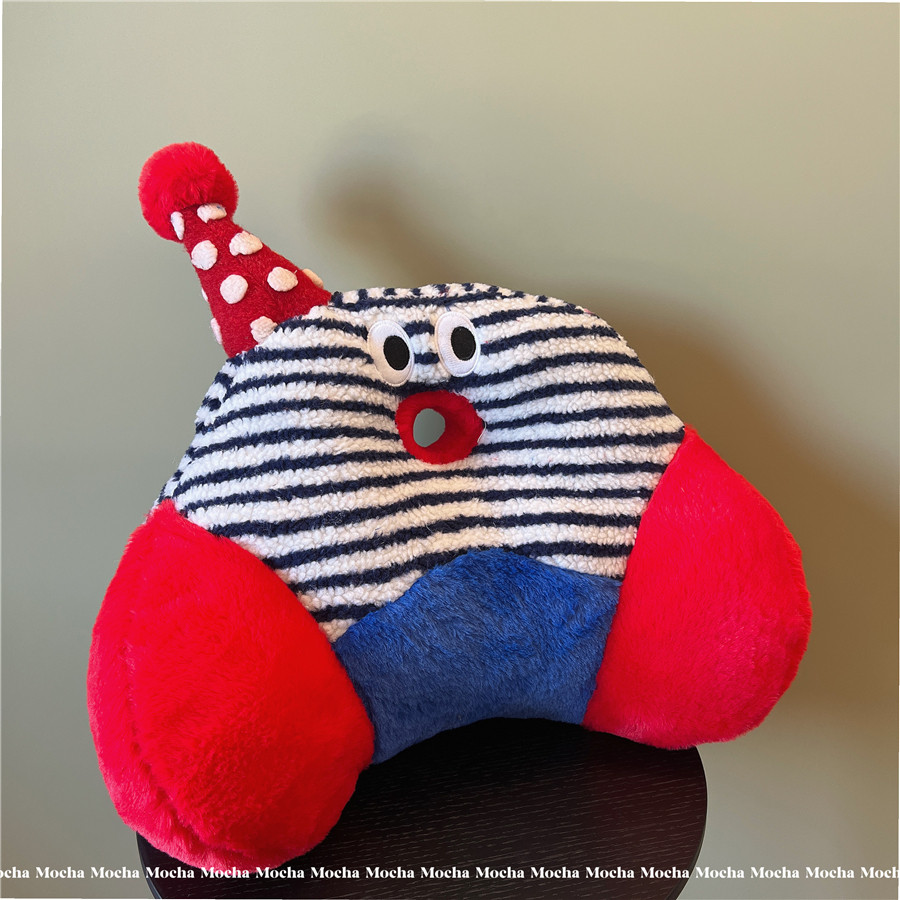 网红可爱条纹大眼抱枕沙发床上靠枕搞怪表情办公室靠垫送礼物女,玩具/童车/益智/积木/模型,毛绒/玩偶/公仔/布艺类玩具,淘宝优惠券,粉丝福利购,淘宝优惠卷