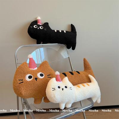 爱多巴胺猫咪抱枕呆萌猫猫玩偶