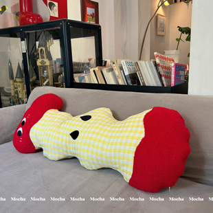 可爱多巴胺苹果抱枕女生睡觉夹腿长条枕床头靠垫沙发靠枕送礼物