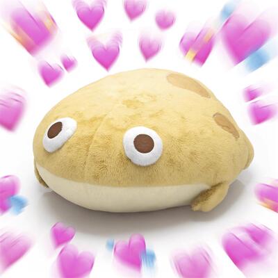 可爱丑萌大眼非洲金蟾蜍毛绒公仔