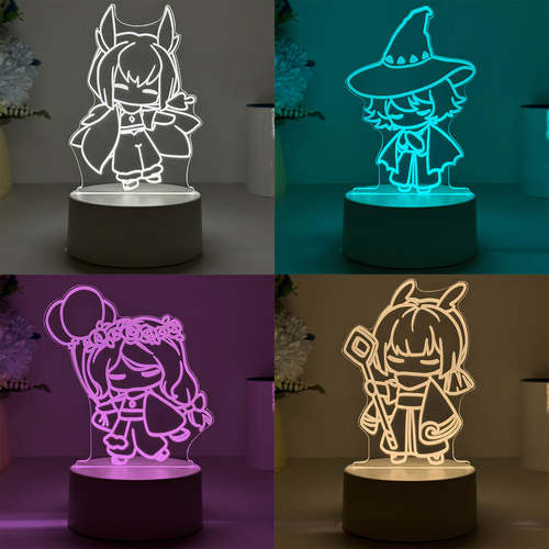 光遇周边小夜灯白鸟巫师虚荣花环白枭公仔玩偶生日礼物手办小摆件