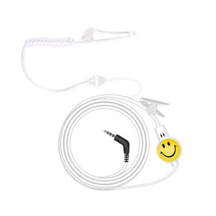 VBTER 小米对讲机耳机 Y头单孔通用耳麦入耳式 笑脸耳机线