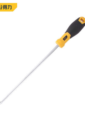 得力(deli)十字螺丝刀鱼雷柄螺丝批多功能起子改锥PH0x100mmDL633