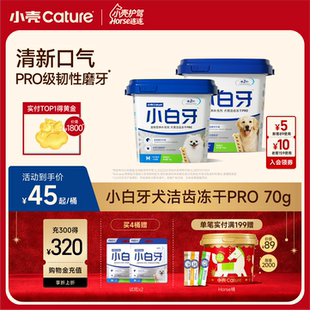 小壳小白牙pro狗狗零食洁齿棒磨牙棒适合口臭宠物犬洁牙棒犬骨头