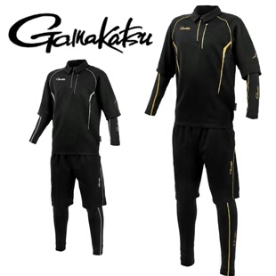 25款Gamakatsu伽马卡兹GM3779吸湿排汗速干防晒透气四件套钓鱼服