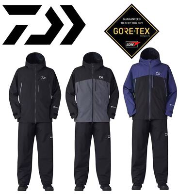 25款DAIWA达亿瓦DR-1925钓鱼服套装GTX面料防水透湿防风防雨日本