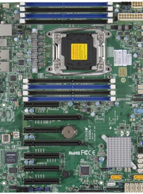 全新超微X10SRL-F单路LGA2011针服务器主板C612芯片 E5V3V4全新