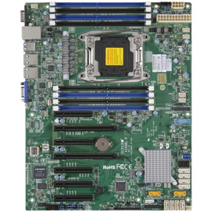 全新超微X10SRL-F单路LGA2011针服务器主板C612芯片 E5V3V4全新