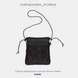 Оригинальная универсальная сумка на одно плечо подходит для мужчин и женщин, японские и корейские, на шнурках