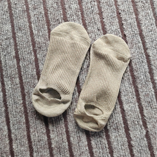 男士 隐形袜男纯棉浅口低腰袜子吸汗透气短袜螺纹个性 棉袜 薄款 四季