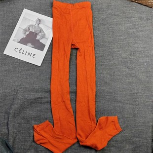 客供面料 高弹力高腰提臀裤 手感棒 女踩脚裤 春秋打底裤 出口日单