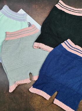 出口单 有瑕疵介意 客供纱暖宫裤保暖护肚子高腰睡裤女安全裤