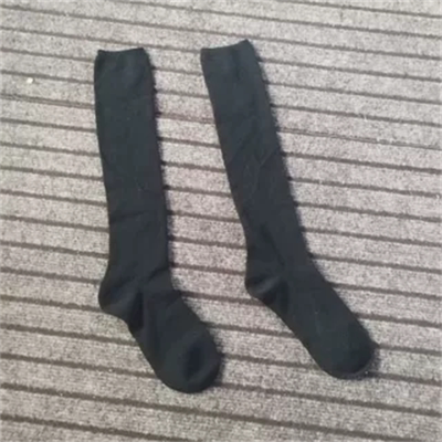 小腿袜子女士高筒袜黑色jk棉袜