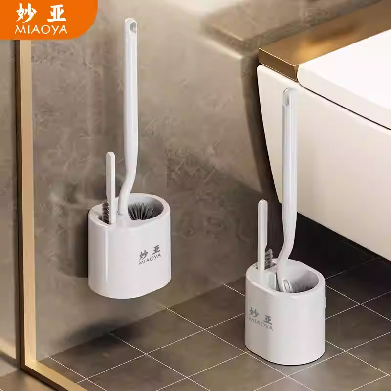 窄缝厕所马桶刷家用卫生间无死角洗厕所刷子蹲厕刷挂墙式清洁刷子