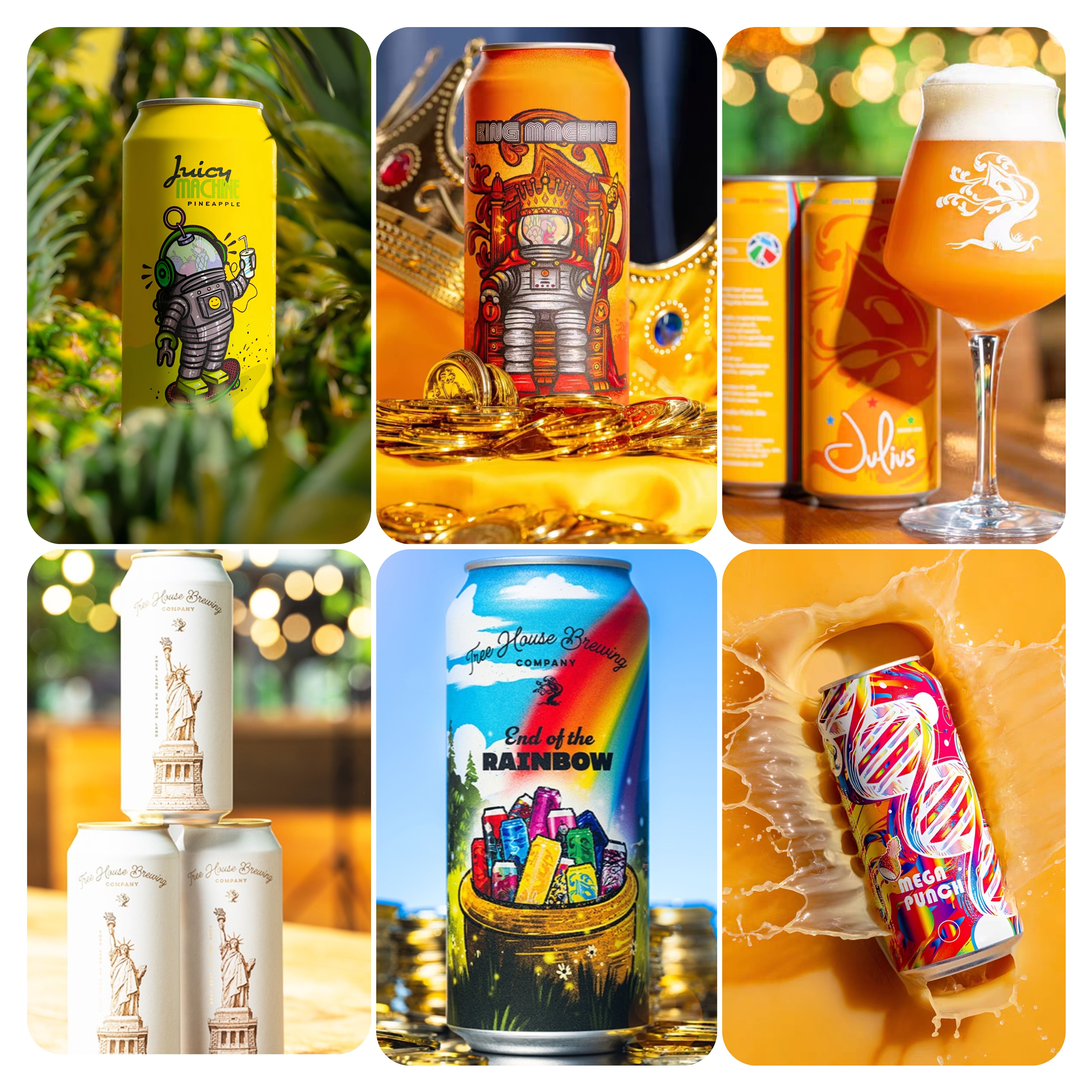 【26.6月产新品】树屋啤酒朱利叶斯绿浑浊IPA 希冀梦土菠萝果汁机