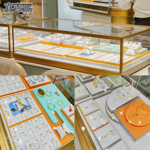 珠宝展示架黄金3d硬金转运珠摆放