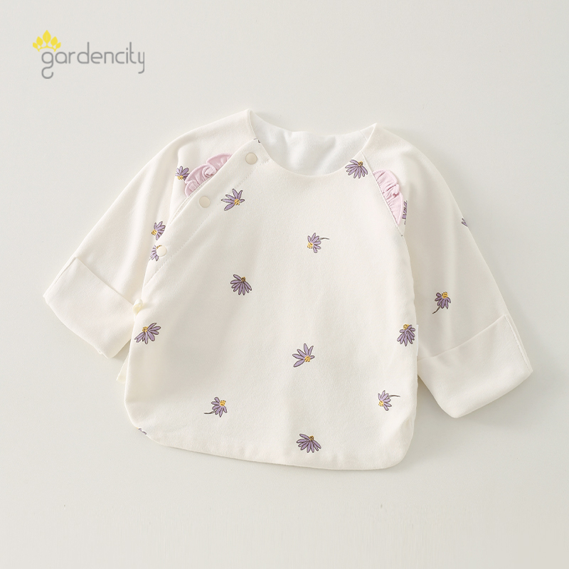 新生儿半背衣纯棉春秋