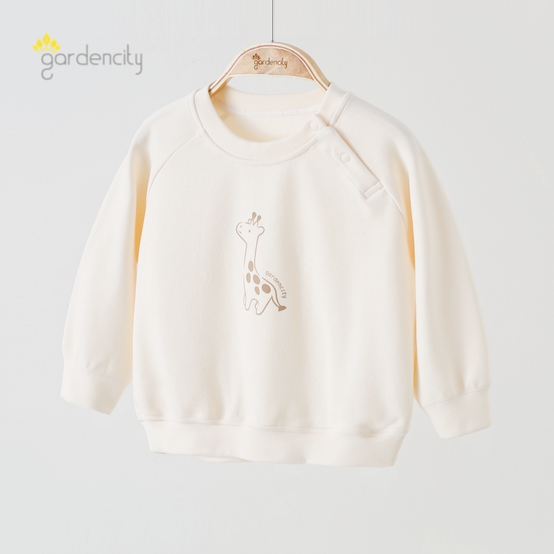 宝宝家居服上衣卫衣秋冬季套头衫