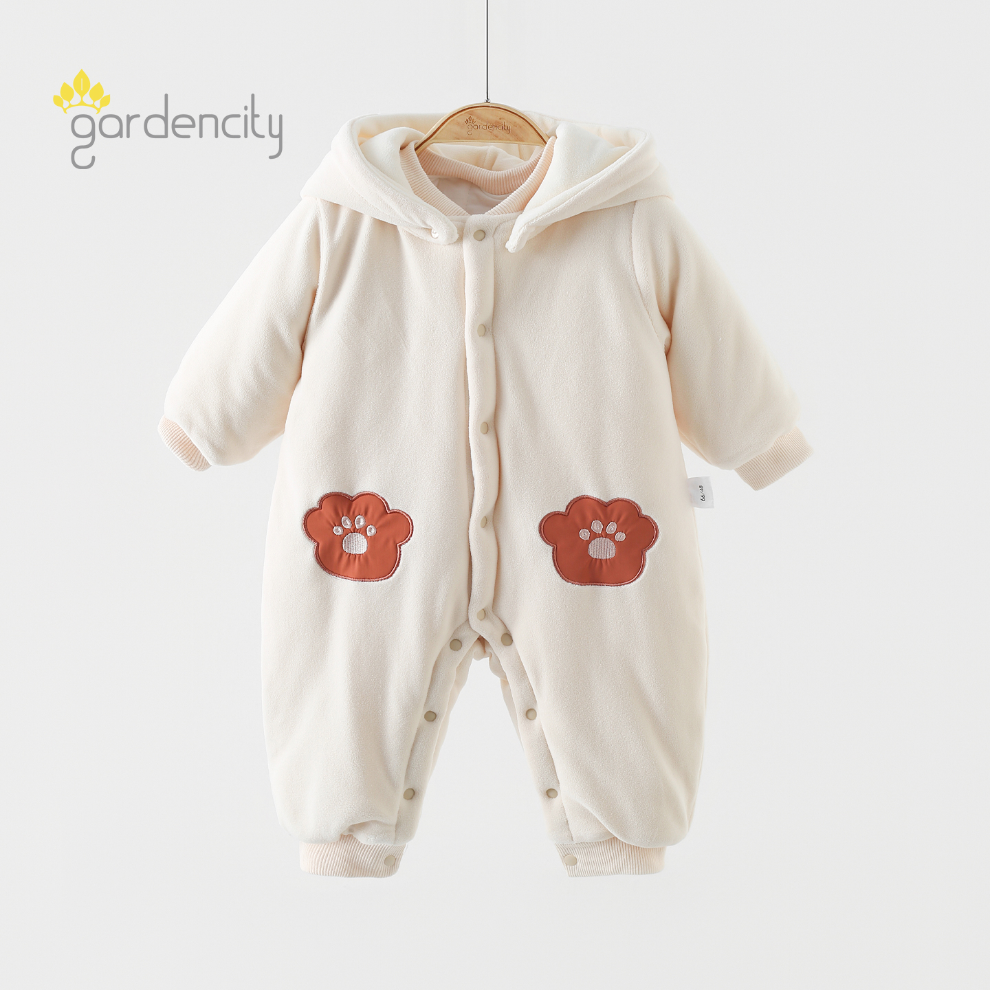 gardencity婴儿连体衣冬季加厚