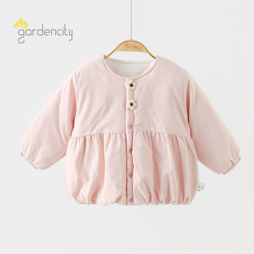 gardencity女宝宝家居服加厚棉服