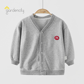 打底上衣开扣 上衣开衫 婴儿外套秋冬季 纯棉保暖小月龄男女宝宝长袖