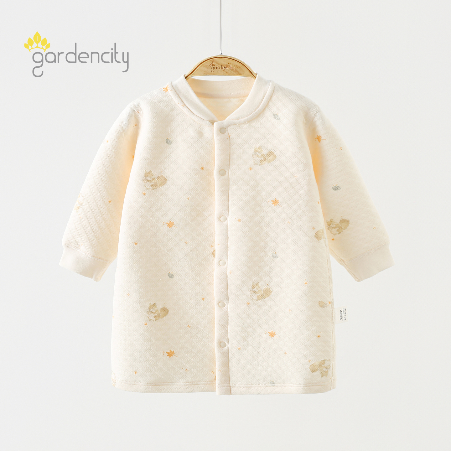 gardencity婴儿三层保暖睡袍