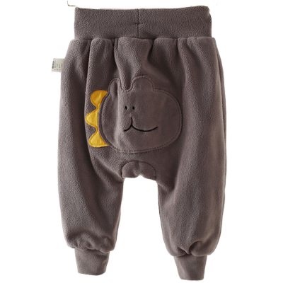 宝宝裤子秋冬夹棉法兰绒保暖大PP