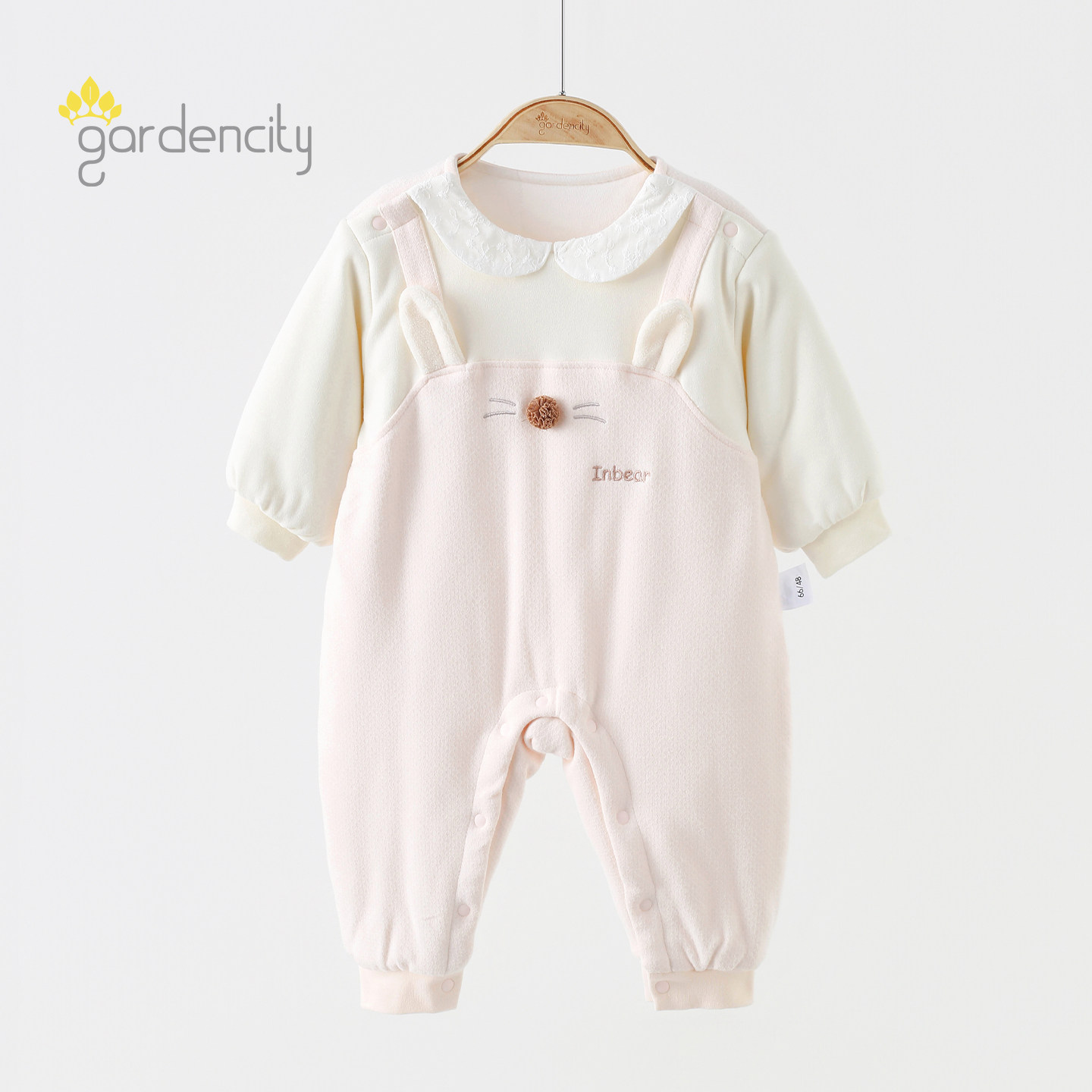 gardencity女宝宝连体衣秋冬保暖