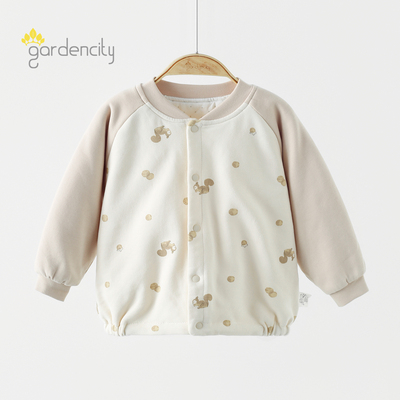 gardencity婴儿家居服秋冬季夹棉