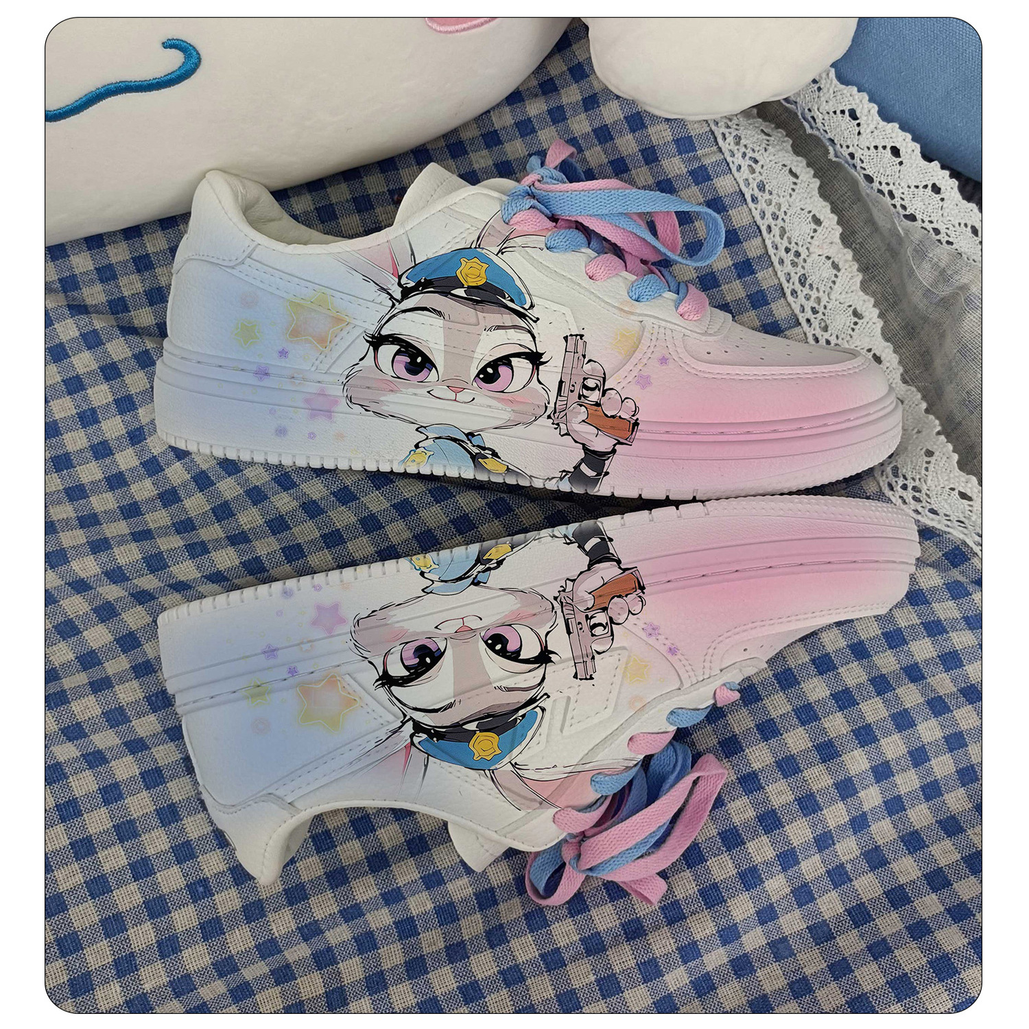 回力正品兔朱迪男款小白鞋2025新款爆款板鞋情侣超火甜酷情侣鞋潮